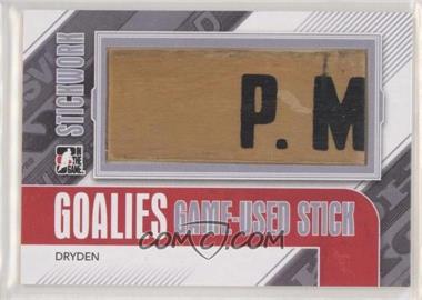2013-14 In the Game Stickwork - Goalies Game-Used Stick - Silver #GGUS-28 - Ken Dryden