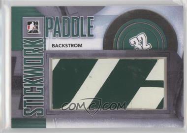 2013-14 In the Game Stickwork - Paddle - Silver #P-43 - Niklas Backstrom /14