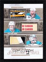 Joe Thornton, Arturs Irbe, Evgeni Nabokov #/1