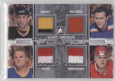 2013-14 In the Game Ultimate Tough Decade Superbox - EnFOURcers Jerseys - Silver #E-11 - Cam Neely, Mick Vukota, Rob Ray, Darren McCarty