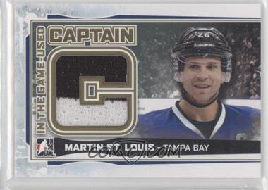 2013-14 In the Game-Used - Captain-C - Gold #CC-14 - Martin St. Louis /10