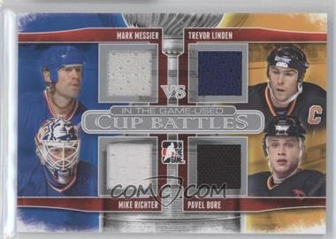 2013-14 In the Game-Used - Cup Battles - Silver #CB-07 - Mark Messier, Mike Richter, Trevor Linden, Pavel Bure