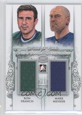 2013-14 In the Game-Used - Enshrined Classmates - Silver #EC-07 - Ron Francis, Mark Messier /50