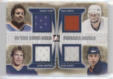 2013-14 In the Game-Used - Forever Rivals - Silver #FR-02 - Grant Fuhr, Billy Smith, Mark Messier, Mike Bossy