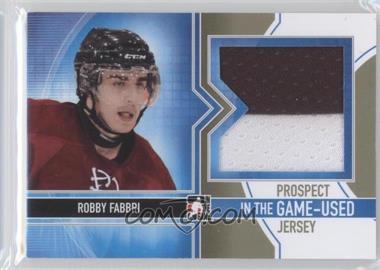 2013-14 In the Game-Used - Prospect Jersey - Gold #PJ-09 - Robby Fabbri