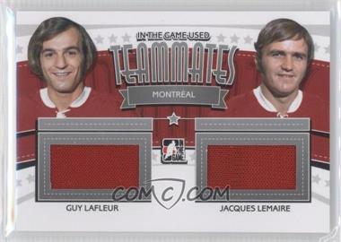 2013-14 In the Game-Used - Teammates - Silver #TM-24 - Limited - Guy Lafleur, Jacques Lemaire