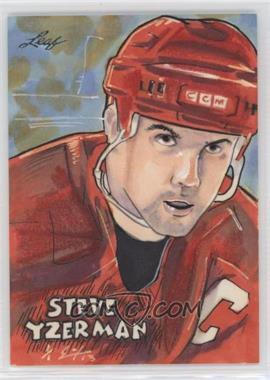 2013-14 Leaf Best of Hockey - Sketch Cards #_SYEH - Steve Yzerman (Erik Hodson) /1 [Good to VG‑EX]