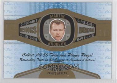 2013-14 O-Pee-Chee - Rings #R-47 - Martin Brodeur