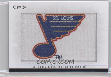 2013-14 O-Pee-Chee - Team Logo Patches #141 - St. Louis Blues 1987-88 to 1997-98