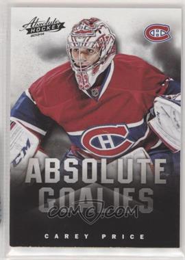 2013-14 Panini Boxing Day - Absolute Goalies - Thick Stock #1 - Carey Price
