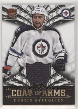 2013-14 Panini Crown Royale - Coat of Arms Materials #CA-DBY - Dustin Byfuglien