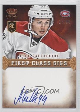 2013-14 Panini Crown Royale - First-Class Signatures #FC-AG - Alex Galchenyuk /99