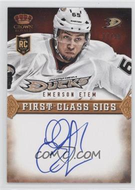 2013-14 Panini Crown Royale - First-Class Signatures #FC-EE - Emerson Etem /99