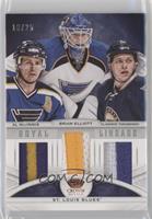 Al MacInnis, Brian Elliott, Vladimir Tarasenko #/25