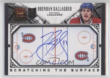 2013-14 Panini Crown Royale - Scratching the Surface Autographs #SC-BG - Brendan Gallagher