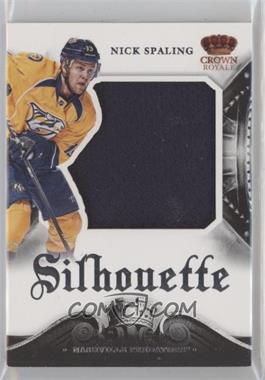 2013-14 Panini Crown Royale - Silhouette #S-NS - Nick Spaling /100