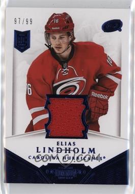 2013-14 Panini Dominion - Authentic Material - Jersey #D-ELI - 2013-14 Rookie Anthology Update - Elias Lindholm /99