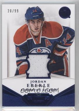 2013-14 Panini Dominion - Authentic Material - Jersey #D-JE - Jordan Eberle /99