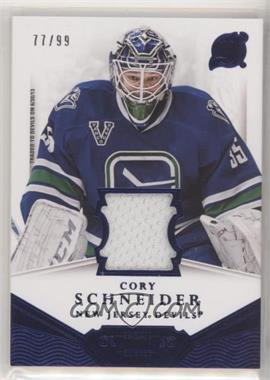 2013-14 Panini Dominion - Authentic Material - Jersey #D-YR.1 - Cory Schneider /99