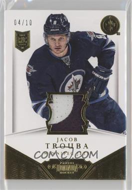 2013-14 Panini Dominion - Authentic Material - Patch #D-JTR - 2013-14 Rookie Anthology Update - Jacob Trouba /10