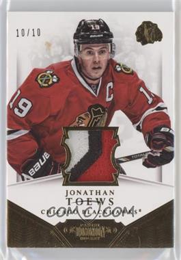 2013-14 Panini Dominion - Authentic Material - Patch #D-WS.1 - Jonathan Toews /10