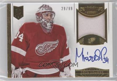 2013-14 Panini Dominion - Autograph Patches #AP-PM - Petr Mrazek /99