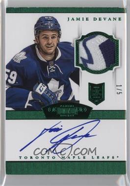 2013-14 Panini Dominion - [Base] - Emerald #223 - Rookie Patch Autograph - Jamie Devane (2013-14 Rookie Anthology Update) /5 [Noted]