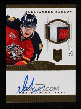 2013-14 Panini Dominion - [Base] - Gold #145 - Rookie Patch Autograph - Aleksander Barkov (2013-14 Rookie Anthology Update) /25