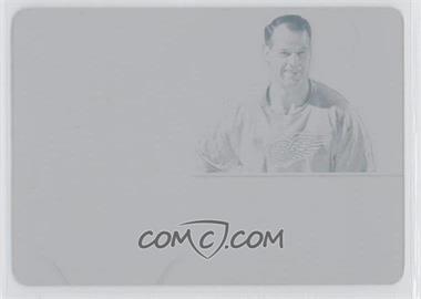 2013-14 Panini Dominion - Peerless Patches Autograph - Printing Plate Cyan #PP-GH - Gordie Howe /1