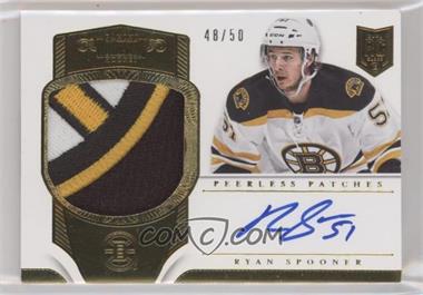 2013-14 Panini Dominion - Peerless Patches Autograph #PP-SP - Ryan Spooner /50 [Noted]