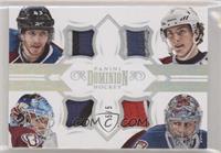 Michael Sgarbossa, Matt Duchene, Calvin Pickard, Semyon Varlamov #/5