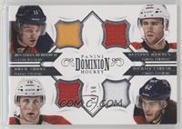 Jonathan Huberdeau, Quinton Howden, Drew Shore, Michael Caruso #/50