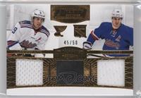 Jaden Schwartz, Chris Kreider #/50