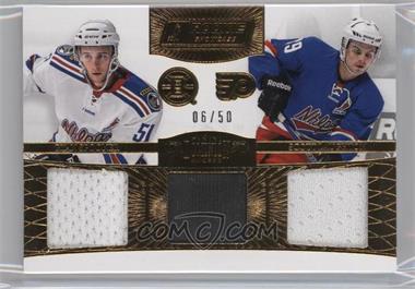 2013-14 Panini Dominion - Rookie Showcase Memorabilia #RS-SL - Ryan Spooner, Scott Laughton /50