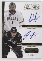 Jack Campbell, Jamie Oleksiak #/99