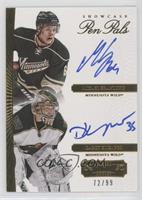 2013-14 Panini Playbook Update - Mikael Granlund, Darcy Kuemper #/99