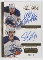 2013-14 Panini Playbook Update - Nail Yakupov, Justin Schultz #/99