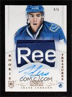 Rookie Treasures Patch Autograph - Frank Corrado #/5