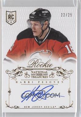 2013-14 Panini National Treasures - [Base] - Gold #105 - Rookie Autographs - Harri Pesonen /25