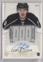 Rookie Treasures Patch Autograph - Tanner Pearson #/5