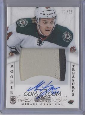 2013-14 Panini National Treasures - [Base] #186 - Rookie Treasures Patch Autograph - Mikael Granlund /99