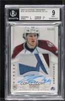 Rookie Treasures Patch Autograph - Nathan MacKinnon [BGS 9 MINT] #/99