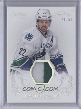 2013-14 Panini National Treasures - Century Materials - Holofoil Prime #CM-DS - Daniel Sedin /50