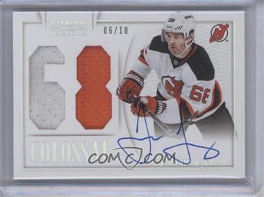 2013-14 Panini National Treasures - Colossal - Jersey Number Die-Cut Autograph #CO-JJ - Jaromir Jagr /10