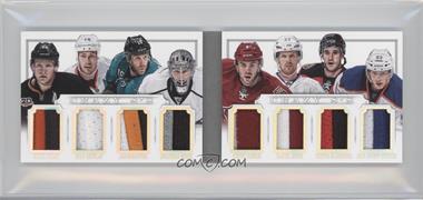 2013-14 Panini National Treasures - Crazy 8's Booklet - Prime #C8-PD - Corey Perry, Ryan Getzlaf, Joe Thornton, Jonathan Quick, Keith Yandle, Daniel Sedin, Curtis Glencross, Ryan Nugent-Hopkins /25