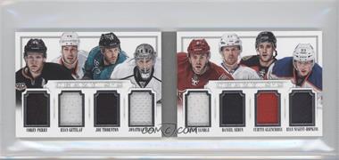 2013-14 Panini National Treasures - Crazy 8's Booklet #C8-PD - Corey Perry, Ryan Getzlaf, Joe Thornton, Jonathan Quick, Keith Yandle, Daniel Sedin, Curtis Glencross, Ryan Nugent-Hopkins /50