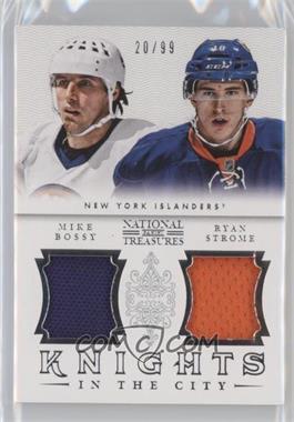 2013-14 Panini National Treasures - Knights in the City #KN-BS - Mike Bossy, Ryan Strome /99