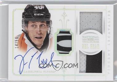 2013-14 Panini National Treasures - NHL Gear AutographS #G-VL - Vincent Lecavalier /50