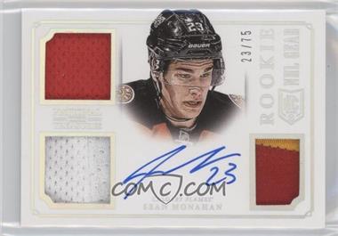 2013-14 Panini National Treasures - Rookie NHL Gear Autographs #RG-SMO - Sean Monahan /75