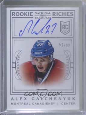 2013-14 Panini National Treasures - Rookie Riches #RR-AG - Alex Galchenyuk /99